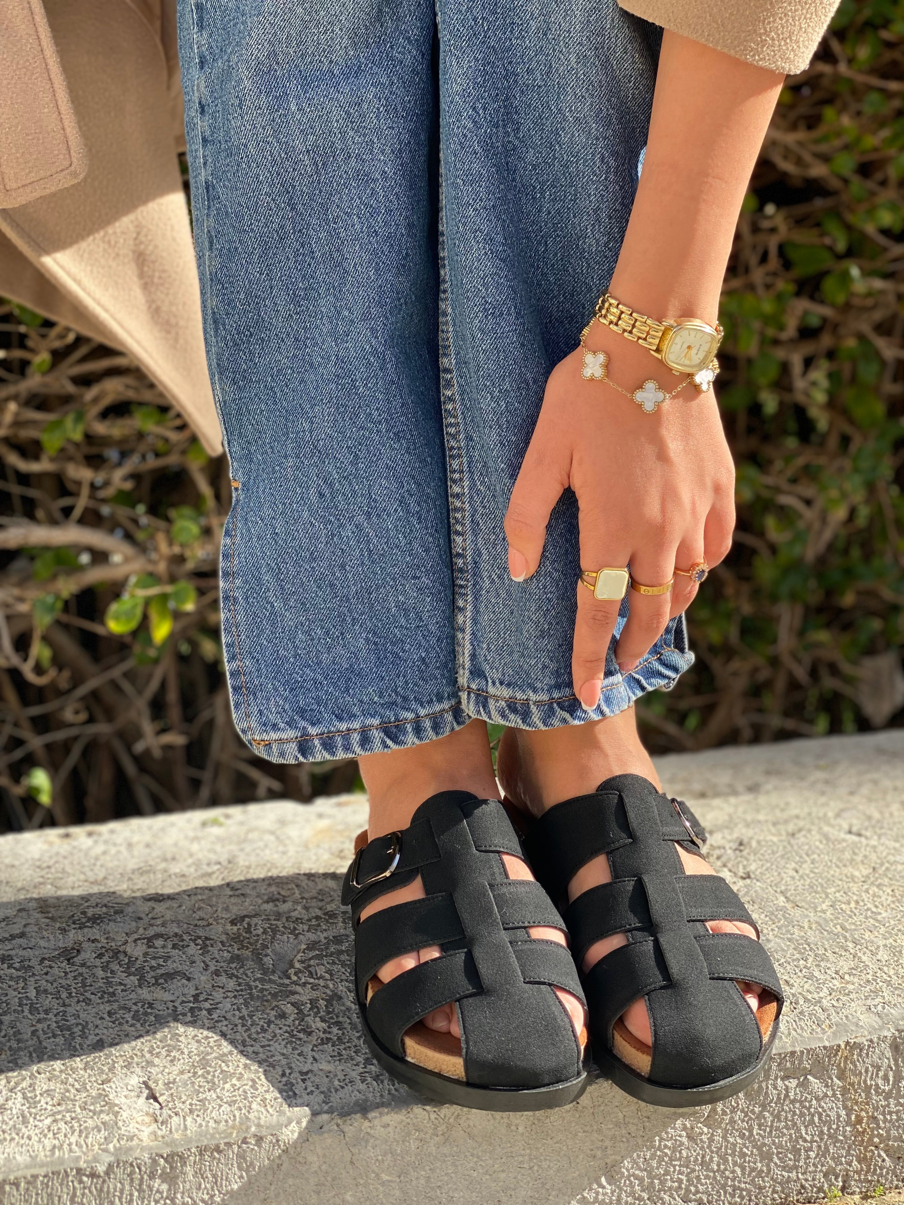 Mules Style en Daim – Confort & Élégance